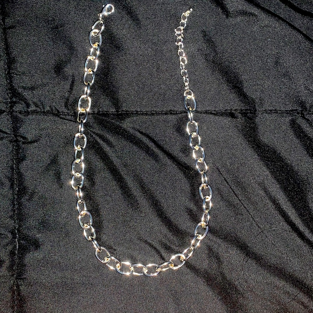 Silver Fake Necklace Chain